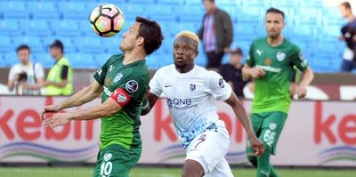 Bursaspor Trabzon'da kabustan uyandı