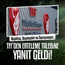 <p>Avrupa kupalarında mücadele eden Beşiktaş, RAMS Başakşehir ve Samsunspor'un TFF'ye iletmiş olduğu erteleme talebi kabul edildi. Talepte bulunan 3 takım, Süper Lig'in 3. haftasındaki müsabakaları ertelendi.</p>

<p><strong>İŞTE RESMİ AÇIKLAMA</strong></p>

<p>'UEFA Şampiyonlar Ligi, UEFA Avrupa Ligi ve UEFA Konferans Ligi Play-Off Turu'nda mücadele edecek olan kulüplerimiz ile Trendyol Süper Lig'in 3. haftasındaki müsabakaların ertelenmesi konusunda görüş alışverişinde bulunulmuştur.</p>

<p>Buna istinaden, yazılı olarak erteleme talebinde bulunan kulüplerimizin başvuruları değerlendirilmiş ve Trendyol Süper Lig'in 3. haftasında oynanması gereken Tümosan Konyaspor - Beşiktaş, Çaykur Rizespor - RAMS Başakşehir FK ile Samsunspor - Kasımpaşa müsabakaları Federasyonumuz tarafından ileri bir tarihe ertelenmiştir.</p>

<p>Ertelenen müsabakaların oynanacağı tarihler daha sonra ilan edilecektir.</p>

<p>Türkiye Futbol Federasyonu olarak Avrupa kupalarında mücadele eden tüm kulüplerimize başarılar dileriz.'</p>