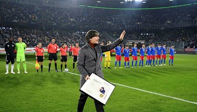 Son dakika spor haberi: Almanya Futbol Federasyonu eski teknik direktör Joachim Löw’e veda töreni düzenledi