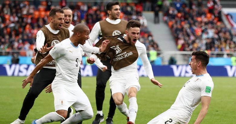 2018 Dünya Kupası'nda Uruguay Mısır'ı tek golle geçti