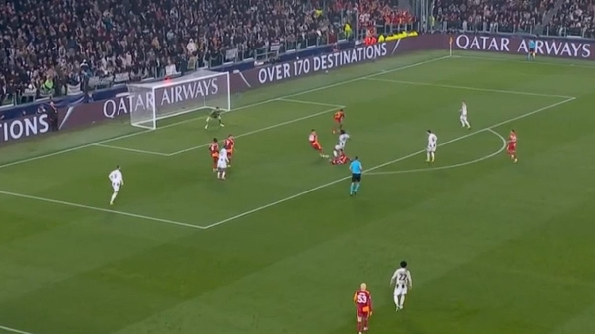 Torino'da penaltı kararı! İşte Juventus - Galatasaray maçında o pozisyon