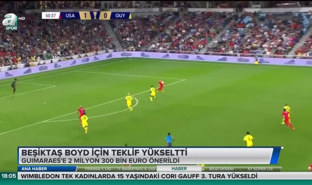 Beşiktaş Boyd için teklif yükseltti