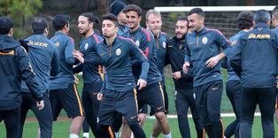 Aslan'dan neşeli antrenman