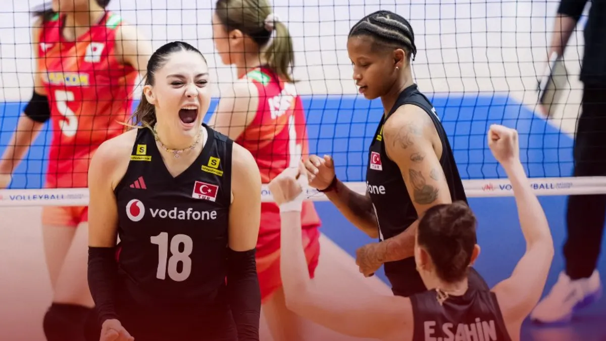 A Milli Kadın Voleybol Takımımız Japonya'yı mağlup etti!
