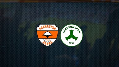 Adanaspor - Giresunspor maçı ne zaman, saat kaçta ve hangi kanalda canlı yayınlanacak? | TFF 1. Lig
