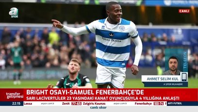 >Bright Osayi-Samuel resmen Fenerbahçe'de