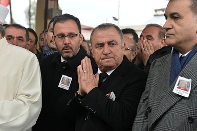 Galatasaray Teknik Direktörü Fatih Terim’in babası son yolculuğuna uğurlandı