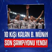 10 kişi kalan B. Münih, PSG'yi yendi!