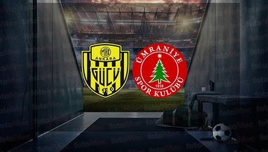 Ankaragücü Ümraniyespor maçı CANLI