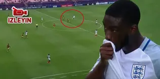 Milli maçta akıl almaz olay...
