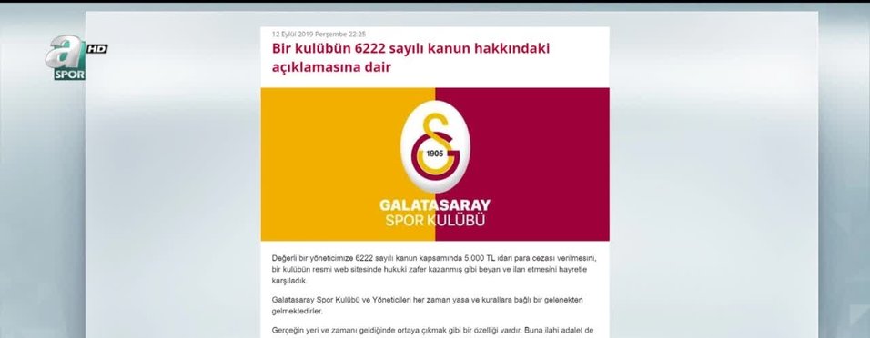 Galatasaray Dan Basaksehir E Cevap Videosunu Izle Fotomac Tv