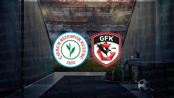 Rizespor - Gaziantep FK | CANLI