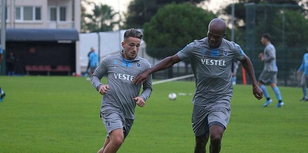 Trabzonspor çift idmanla çalışmalarına devam etti