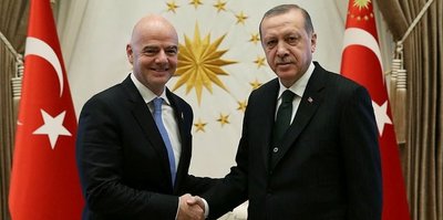 FIFA Başkanı Gianni Infantino, Beştepe'de