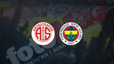 Antalyaspor Fenerbahçe maçı CANLI İZLE 🔥 | Antalyaspor - Fenerbahçe maçı ne zaman, saat kaçta ve hangi kanalda canlı yayınlanacak? | Süper Lig