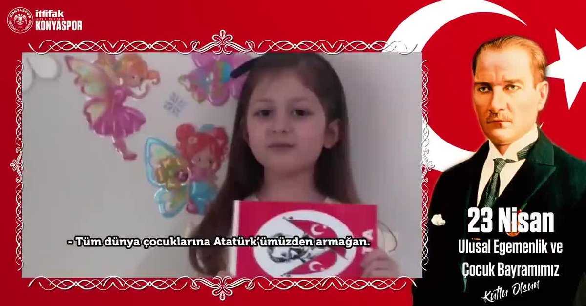 Konyaspor Dan Anlamli 23 Nisan Videosu Videosunu Izle Fotomac Tv