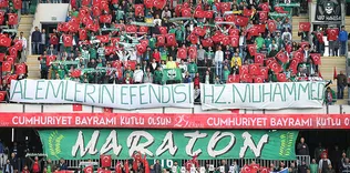 Taraftardan karşılıklı jest