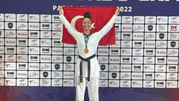 Nafia Kuş Paris'te bronz madalya kazandı