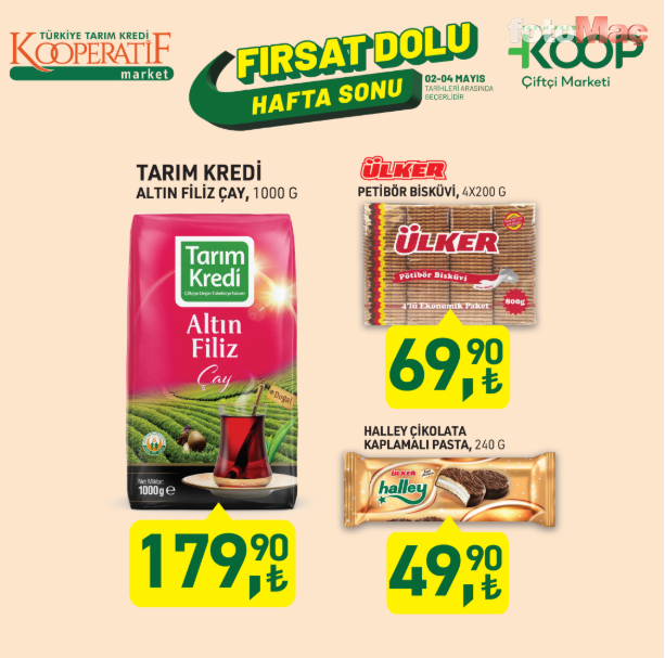 Tarım Kredi'de bu hafta sonu kaçırılmayacak indirimler | 2 - 4 Mayıs fırsatları