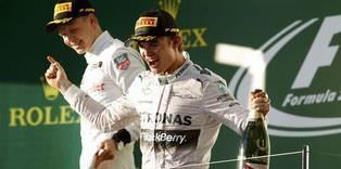 İlk zafer Rosberg'in