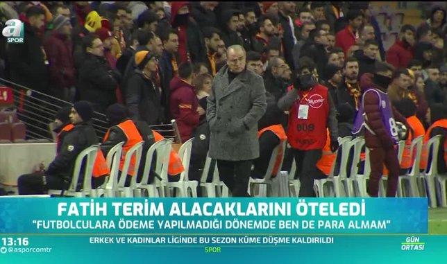 Fatih Terim alacaklarını öteledi