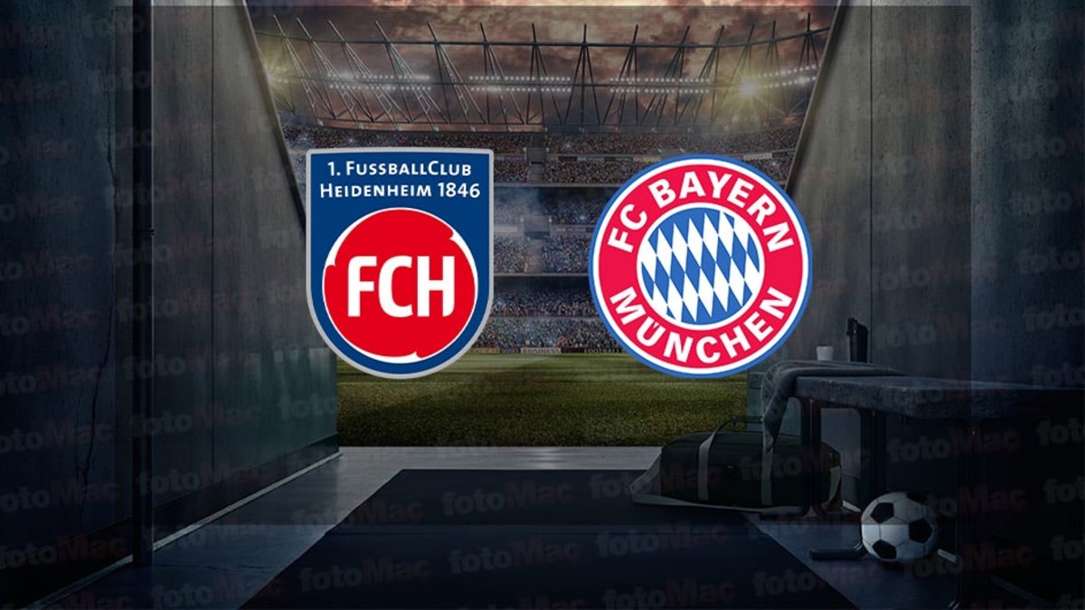 Heidenheim - Bayern Münih maçı ne zaman, saat kaçta ve hangi kanalda canlı yayınlanacak? | Almanya Bundesliga Heidenheim - Bayern Münih maçı ne zaman, saat kaçta ve hangi kanalda canlı yayınlanacak? | Almanya Bundesliga