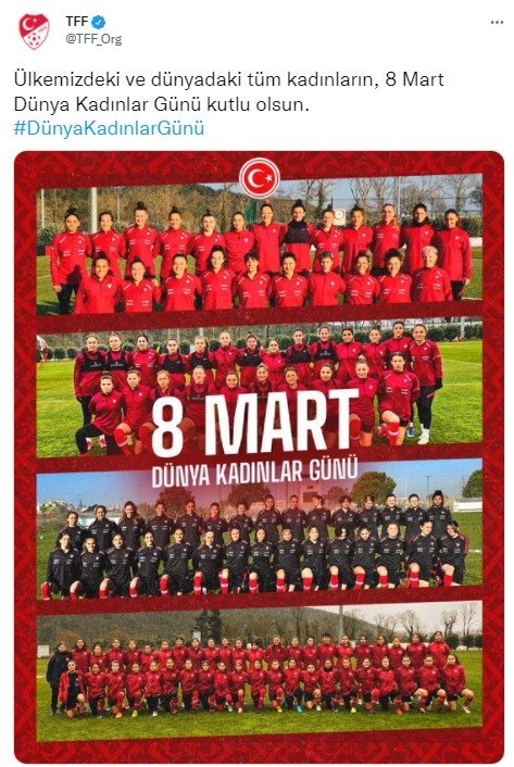 Beşiktaş Fenerbahçe Galatasaray ve Trabzonspor'dan 8 Mart Dünya Kadınlar Günü'ne özel paylaşım