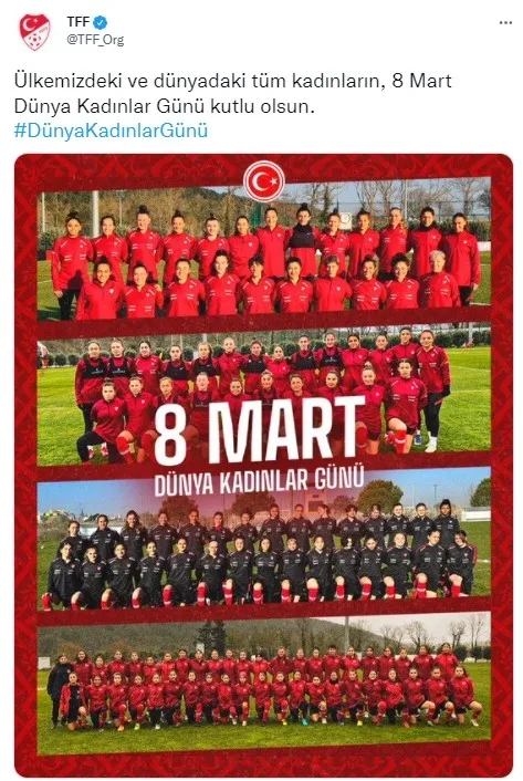 Süper Lig devleri Beşiktaş, Fenerbahçe, Galatasaray ve Trabzonspor'dan 8 Mart Dünya Kadınlar Günü paylaşımları! - 5