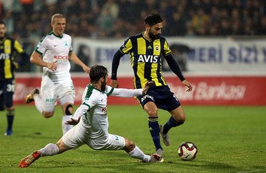 Giresunspor - Fenerbahçe maçından kareler