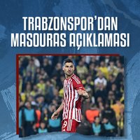 Trabzonspor'dan Masouras açıklaması