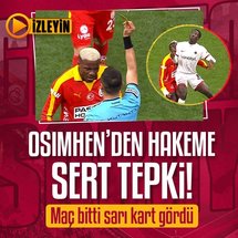 Galatasaray'da Osimhen'den hakeme sert tepki!