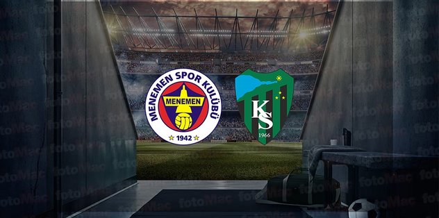 Menemenspor - Kocaelispor maçı ne zaman, saat kaçta ve hangi kanalda canlı yayınlanacak? | TFF 1....