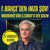 3 transfer birden! Mourinho'dan G.Saray'a dev çalım