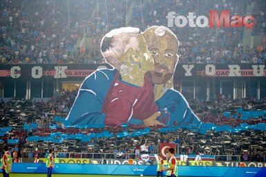 Hüzünlü koreografi | Trabzonspor-Sivasspor maçından görüntüler
