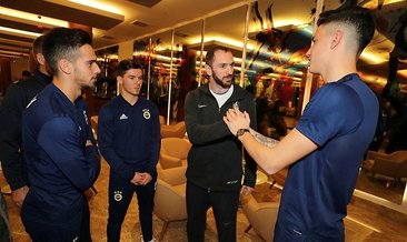 Ramil Guliyev Fenerbahçeli futbolcuları ziyaret etti