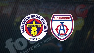 Menemenspor - Altınordu FK maçı ne zaman, saat kaçta ve hangi kanalda canlı yayınlanacak? | TFF 1. Lig