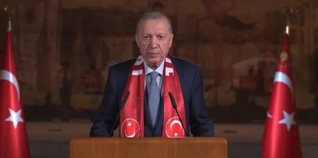 Başkan Recep Tayyip Erdoğan'dan A Milli Takımımıza mesaj!