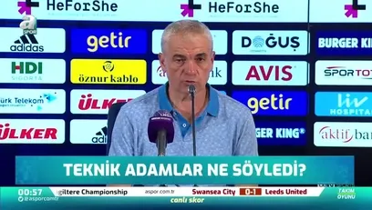 >Rıza Çalımbay: Takımımla gurur duyuyorum
