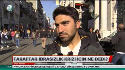 >Taraftar ibrasızlık krizi için ne dedi?