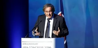 Platini 12. Olağanüstü UEFA Kongresi’nde konuştu: