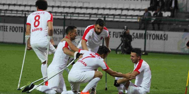 AMPUTE MİLLİ TAKIMI ÇEYREK FİNALDE