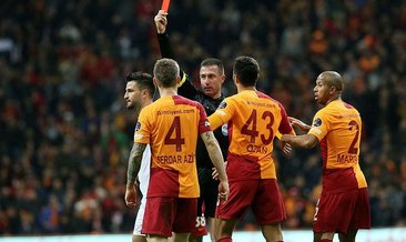 En çok kırmızı kart Galatasaray'a