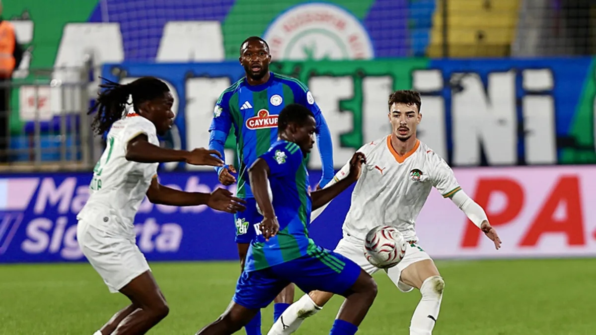 Corendon Alanyaspor deplasmanda Çaykur Rizespor'u yendi!