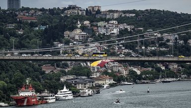 Galatasaray'ın bayrağı İstanbul Boğazı’nda dalgalanıyor