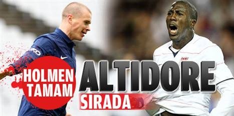 Altidore ve Holmen sürprizi