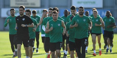 Bursaspor'da Göztepe maçı hazırlıkları