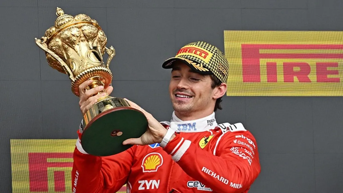 Formula 1 Büyük Britanya Grand Prix'sinde zafer Charles Leclerc'in!