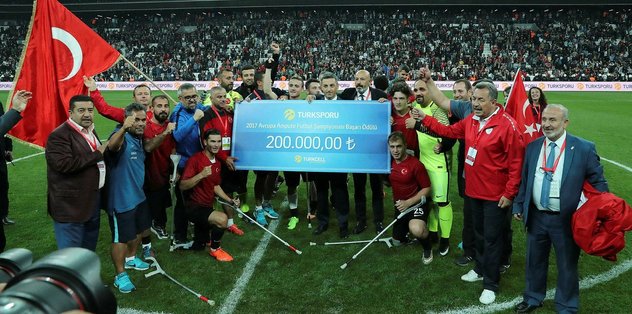 Avrupa Şampiyonu Ampute Milli Takımı'na tebrik mesajları