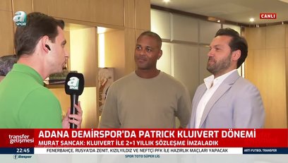 >Murat Sancak ve Patrick Kluivert A Spor'a konuştu!