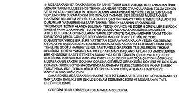 Olaylı Fenerbahçe - Beşiktaş maçının temsilci raporu ortaya çıktı